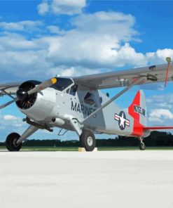 De Havilland Canada DHC2 Beaver Aircraft Paint By Numbers