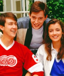 Ferris Bueller With Sloane And Cameron Paint By Numbers