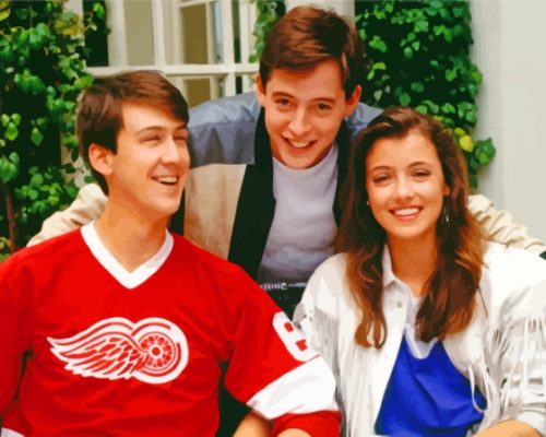 Ferris Bueller With Sloane And Cameron Paint By Numbers