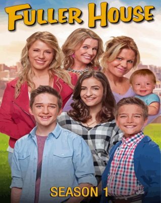 Fuller House Poster Paint By Numbers