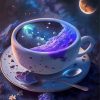 Galaxy Tea Paint By Numbers