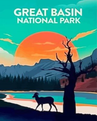 Great Basin National Park Sunset Poster Paint By Numbers