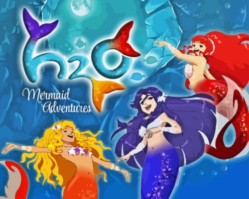 H2o Mermaids Disney Movie Paint By Numbers