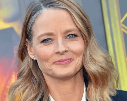 Jodie Foster Paint By Numbers