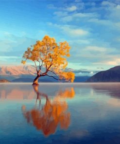 Lake Wanaka Fall Season Paint By Numbers