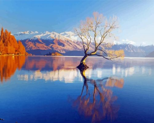 Lake Wanaka Paint By Numbers