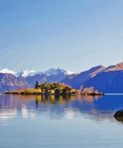 Lake Wanaka View Paint By Numbers