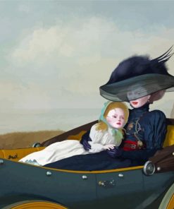 Mother And Daughter Ray Caesar Paint By Numbers