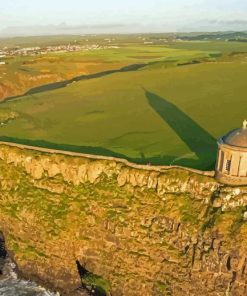 Mussenden Temple In Northern Ireland Paint By Numbers