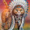 Native Cat Paint By Numbers