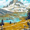 Pacific Crest Trail National Park Poster Paint By Numbers