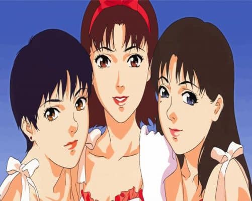 Perfect Blue Characters Paint By Numbers