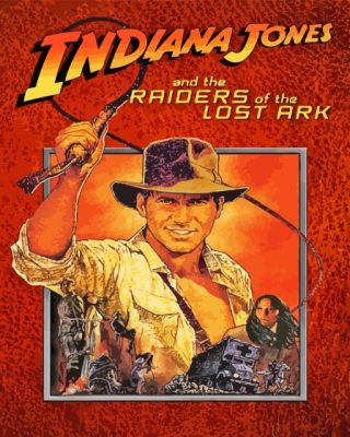 Raiders Of The Lost Ark Poster Paint By Numbers