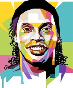 Ronaldinho Pop Art Paint By Numbers