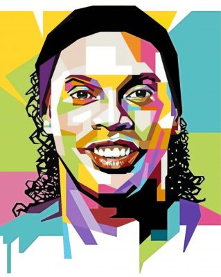 Ronaldinho Pop Art Paint By Numbers
