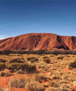 Uluru In The Australian Outback Paint By Numbers