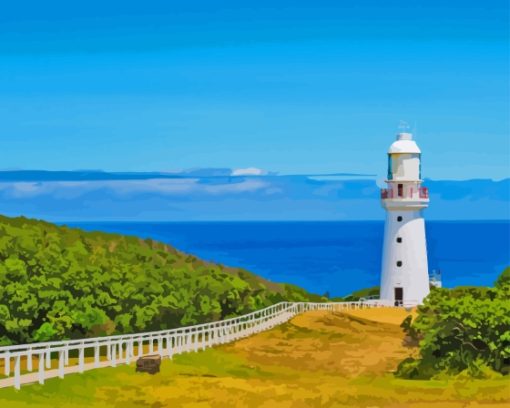 Victoria Cape Otway Lighthouse Paint By Numbers