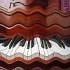 Vintage Abstract Piano Paint By Numbers