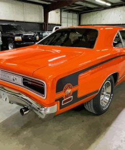 1970 Super Bee Car Hemi Orange Paint By Numbers