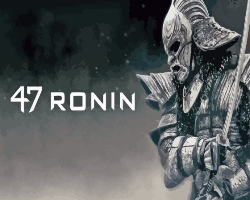 47 Ronin Samurai Paint By Numbers