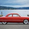 49 Ford Coupe By Lake Paint By Numbers