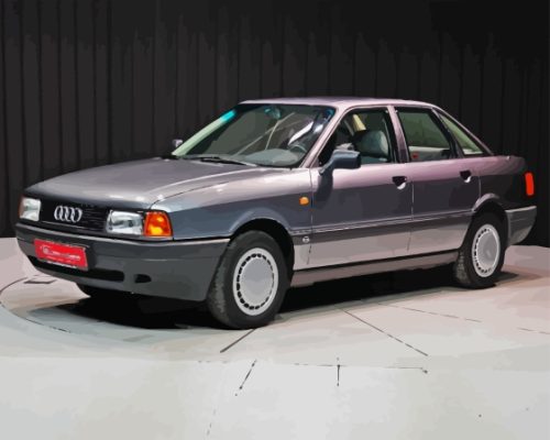 Audi 80 Car Vehicle Paint By Numbers