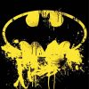 Batman Splatter Paint By Numbers