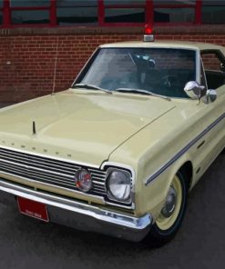 Beige Plymouth Belvedere Paint By Numbers