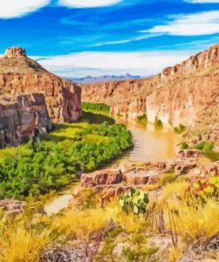 Big Bend National Park Paint By Numbers