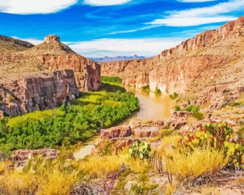 Big Bend National Park Paint By Numbers