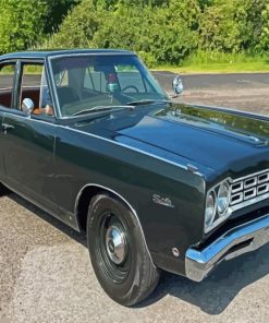 Black Plymouth Belvedere Paint By Numbers