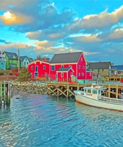 Canada Lunenburg Town Paint By Numbers