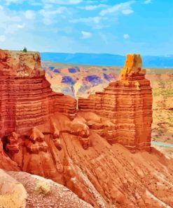 Capitol Reef Chimney Rock Paint By Numbers