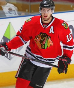 Chicago Blackhawks Ice Hockey Player Paint By Numbers