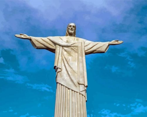 Christ The Redeemer Brazil Paint By Numbers