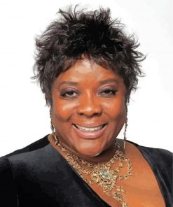 Close Up Loretta Devine Paint By Numbers