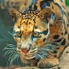 Clouded Leopard Paint By Numbers