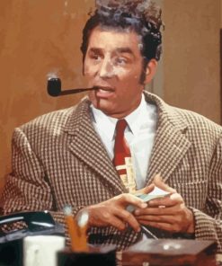 Cosmo Kramer With Pipe Paint By Numbers