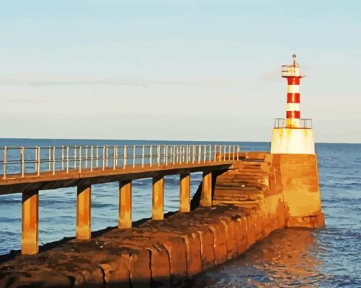 England Warkworth Lighthouse Paint By Numbers