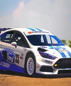 Ford RS Racing Car Paint By Numbers