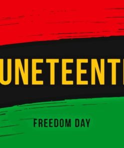 Freedom Day Juneteenth Paint By Numbers