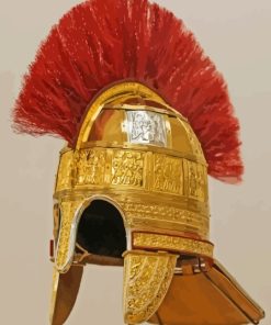 Golden Helmet Paint By Numbers