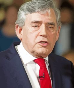 Gordon Brown Former Prime Minister Of UK Paint By Numbers