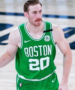 Gordon Hayward Boston Team Player Paint By Numbers