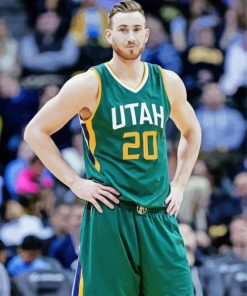 Gordon Hayward Utah Team Paint By Numbers