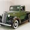 Green 36 Chevy Truck Paint By Numbers