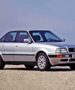 Grey Audi 80 Paint By Numbers