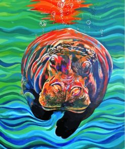 Hippo Paint By Numbers