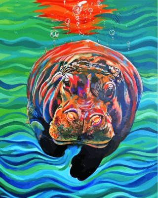 Hippo Paint By Numbers