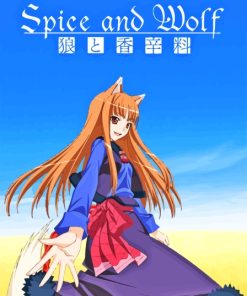 Holo Spice And Wolf Poster Paint By Numbers